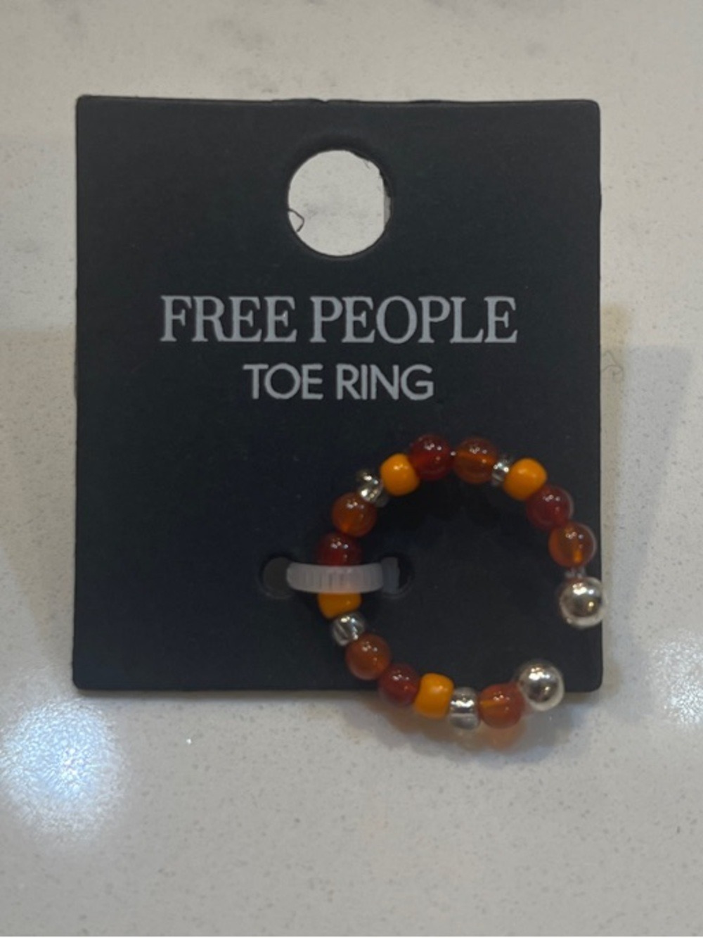 NEW Free People Beaded Toe Ring One Size